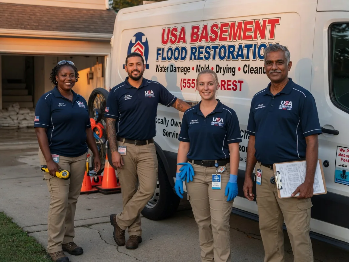 Basement Flood Cleanup company in Roanoke, LA