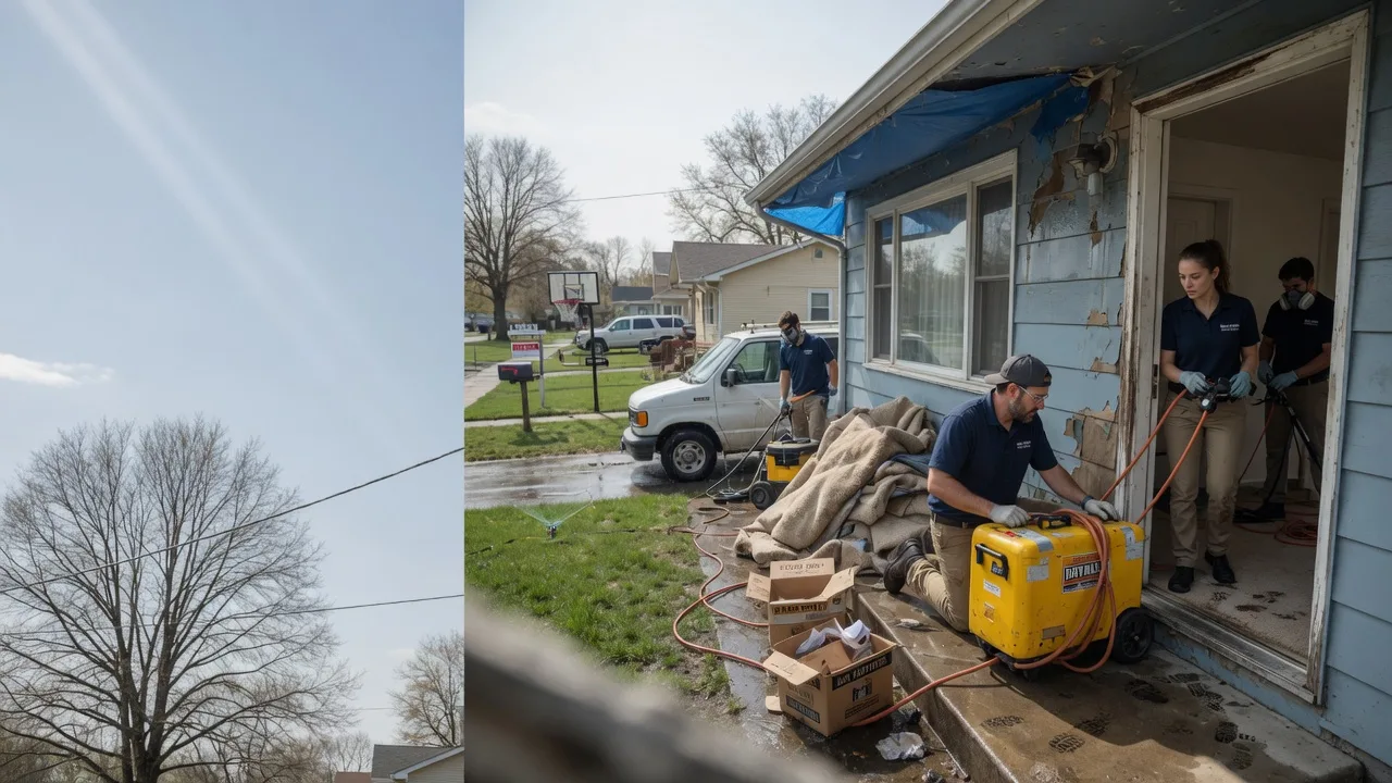 Basement Flood Cleanup in Roanoke, LA near me